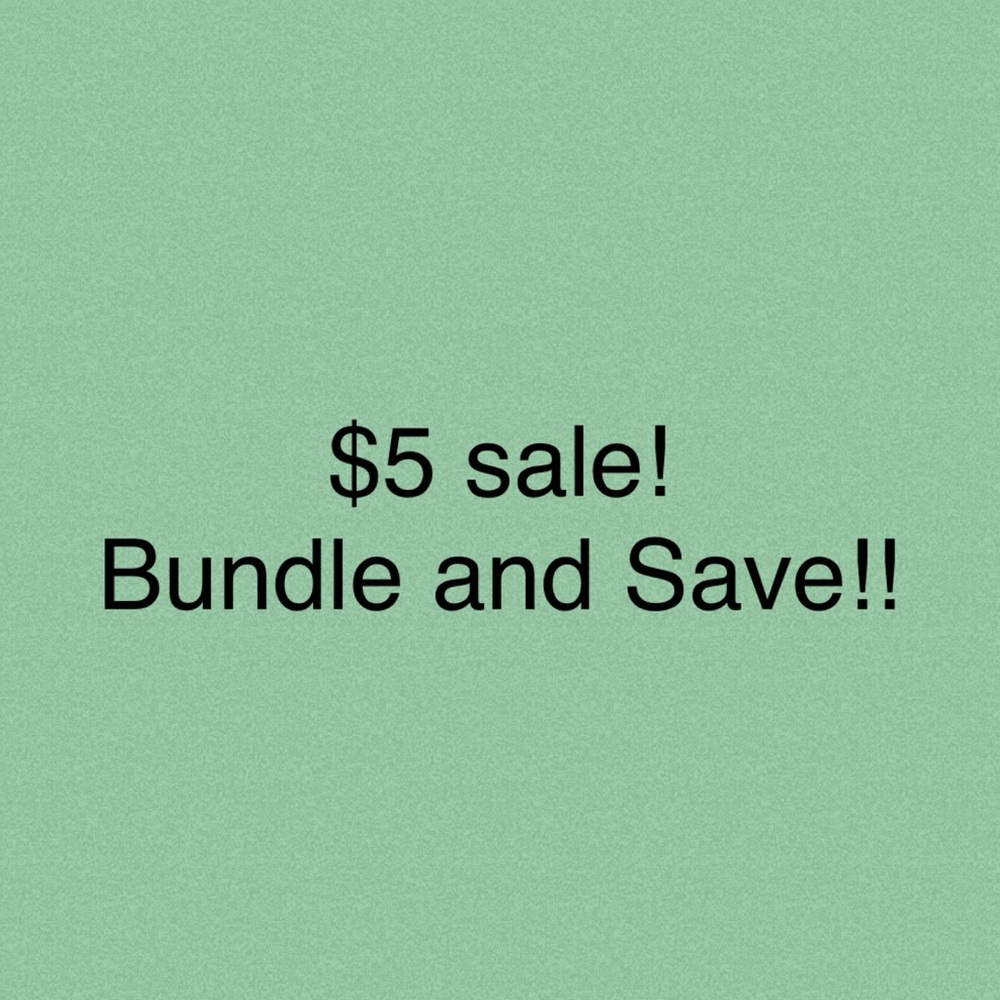 $5 Summer Clear Out!